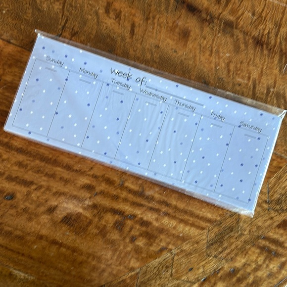 Blank Weekly Padded Calendar Sheets Pack of 52 - Picture 1 of 2